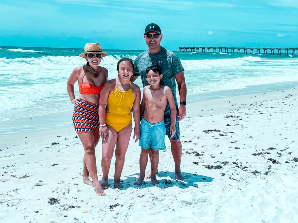 Family time at Pensacola Beach 